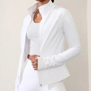 NWTs - Athleta White “Interval” Jacket - Medium